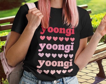 Camiseta de Suga de BTS: Merchandising de BTS, Regalo para fans del K-pop, Camiseta de Min Yoongi