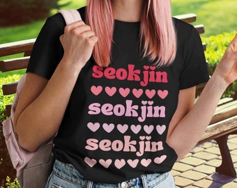 BTS Jin Shirt, Jin Shirt, Seokjin Shirt, Gift for BTS Fan, BTS Merch, Jin Fan Gift, Kpop Lover Gift, Bts Shirt, Bts Jin Tshirt