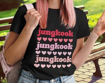 BTS Jungkook T-Shirt: Bts Merch, Kpop Fan Gift, Jungkook Shirt