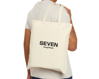Jungkook Seven Tote Bag: BTS Merch, Kpop Fan Gift, JK Bag - Etsy