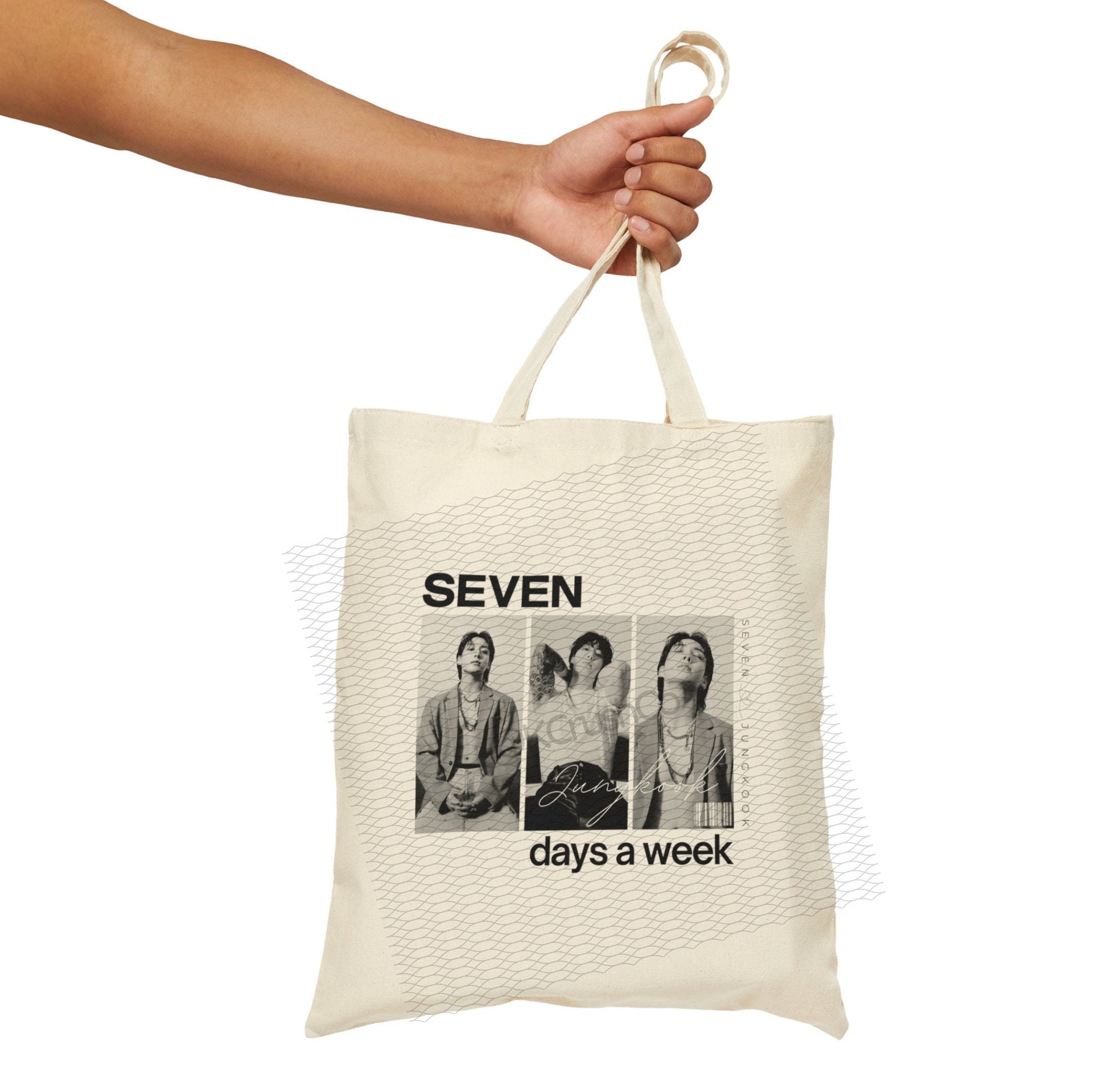 Jungkook Seven Tote Bag: Bts Merch, Kpop Fan Gift, JK Bag - Etsy