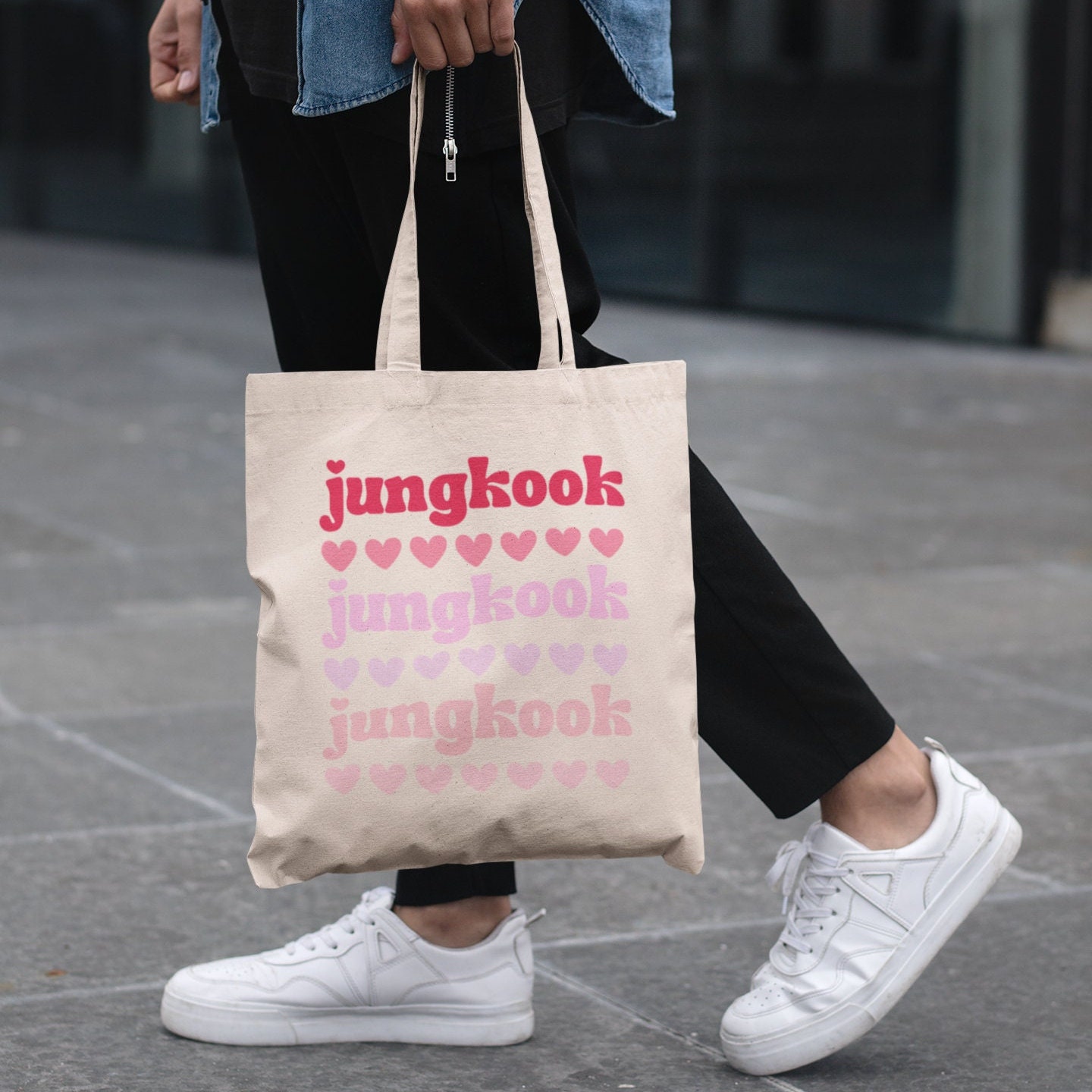 Jung Kook for  ノベルティ トートバッグ BTS Jungkook Tote Bag: Bts Merch, Kpop Fan Gift - Etsy