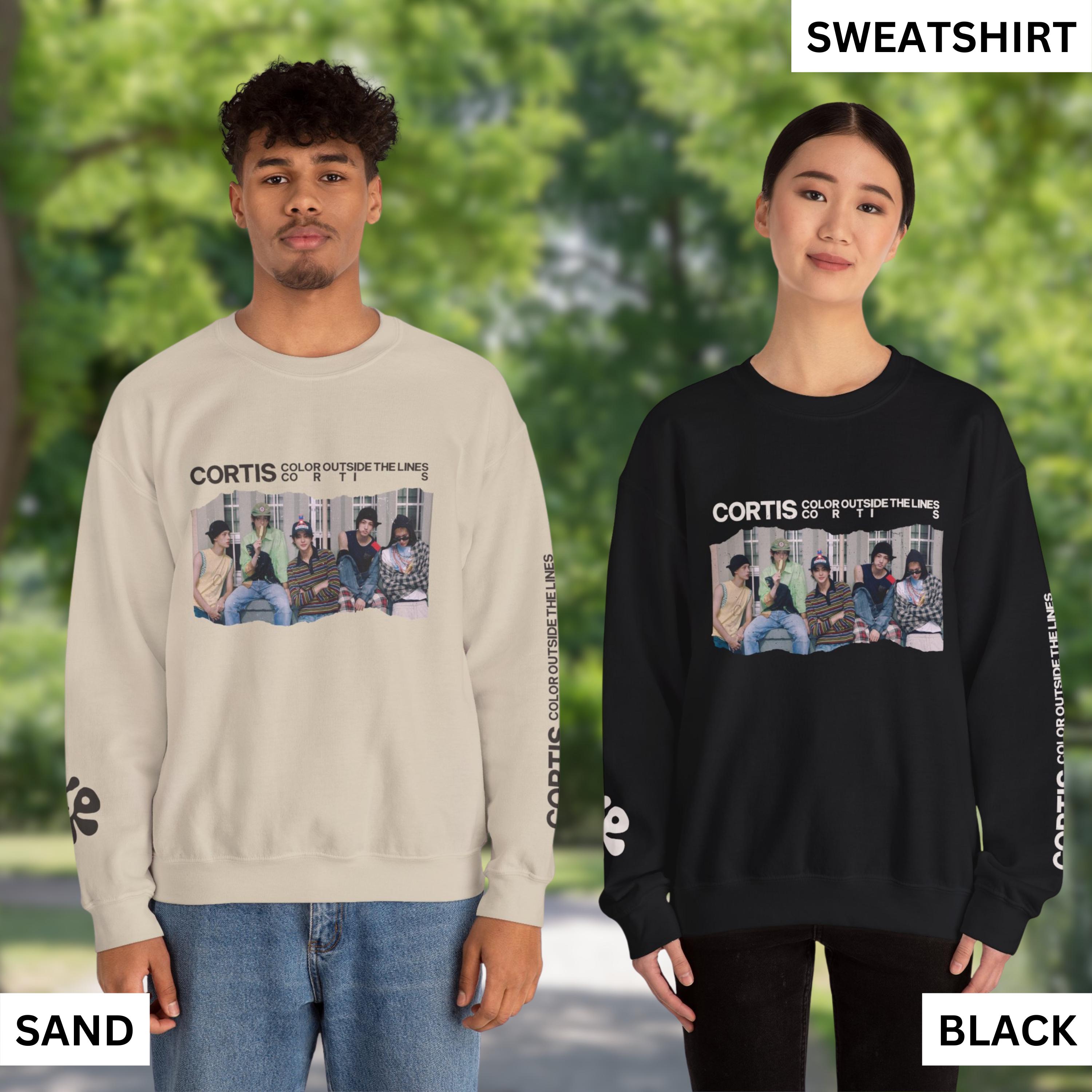 CORTIS カラーアウトサイドザライン スウェットシャツ、フーディー