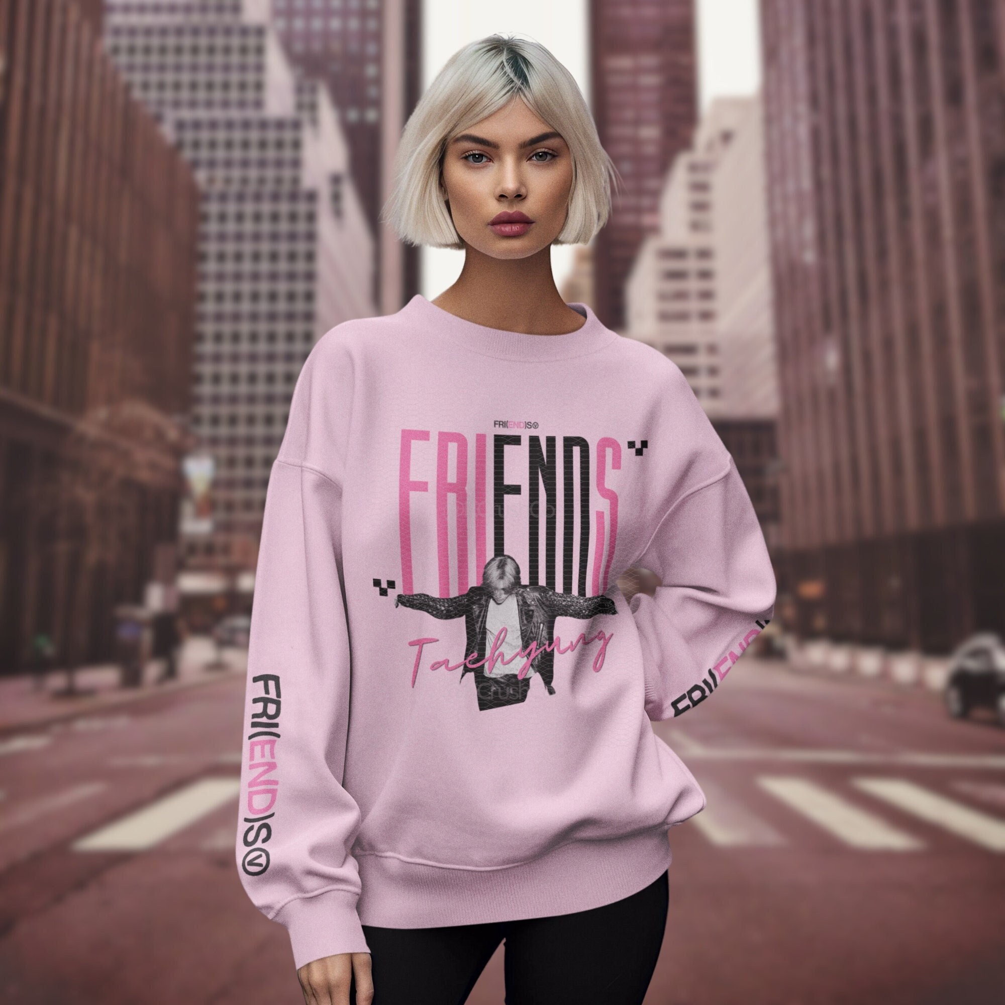 Bts sweatshirt v sale