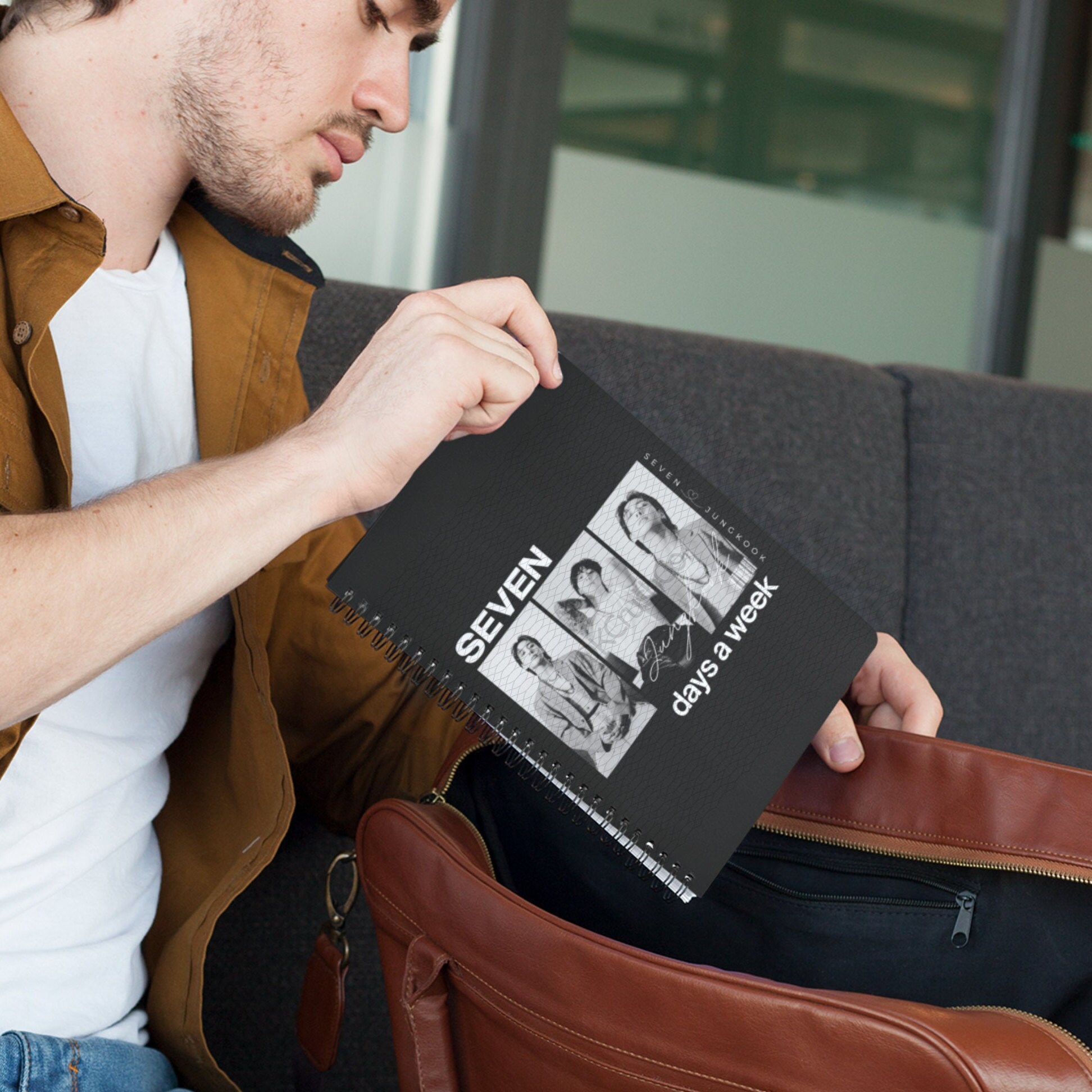 ジョングクのセブンノート：BTSグッズ、Kポップファンギフト、JK