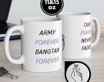 BTS Mug: Apobangpo, I Purple You, Bts Merch, Kpop Army Fan Gift (11 - 15 oz)