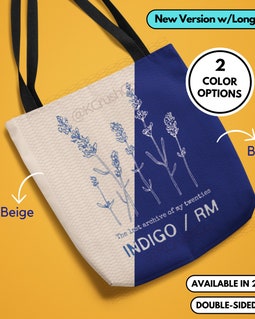 Indigo RM Tote Bag: the Last Archive of My Twenties, Bts Merch