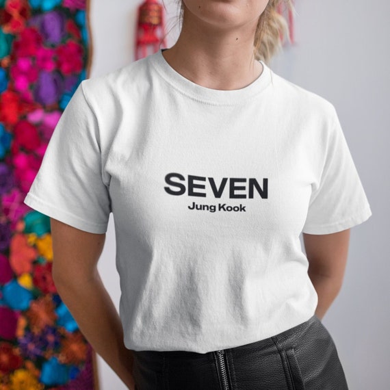 Jungkook Seven T-shirt: BTS Merch, Kpop Fan Gift, JK Shirt - Etsy