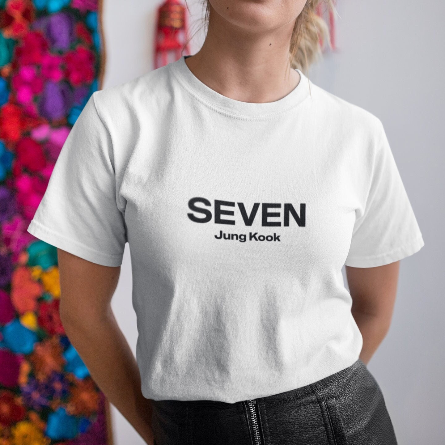 Jungkook Seven T-shirt: BTS Merch, Kpop Fan Gift, JK Shirt - Etsy