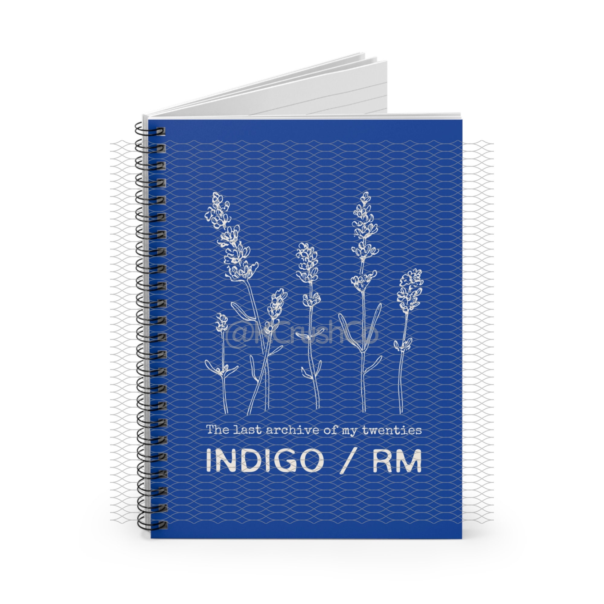 Indigo RM Spiral Notebook, the Last Archive of My Twenties