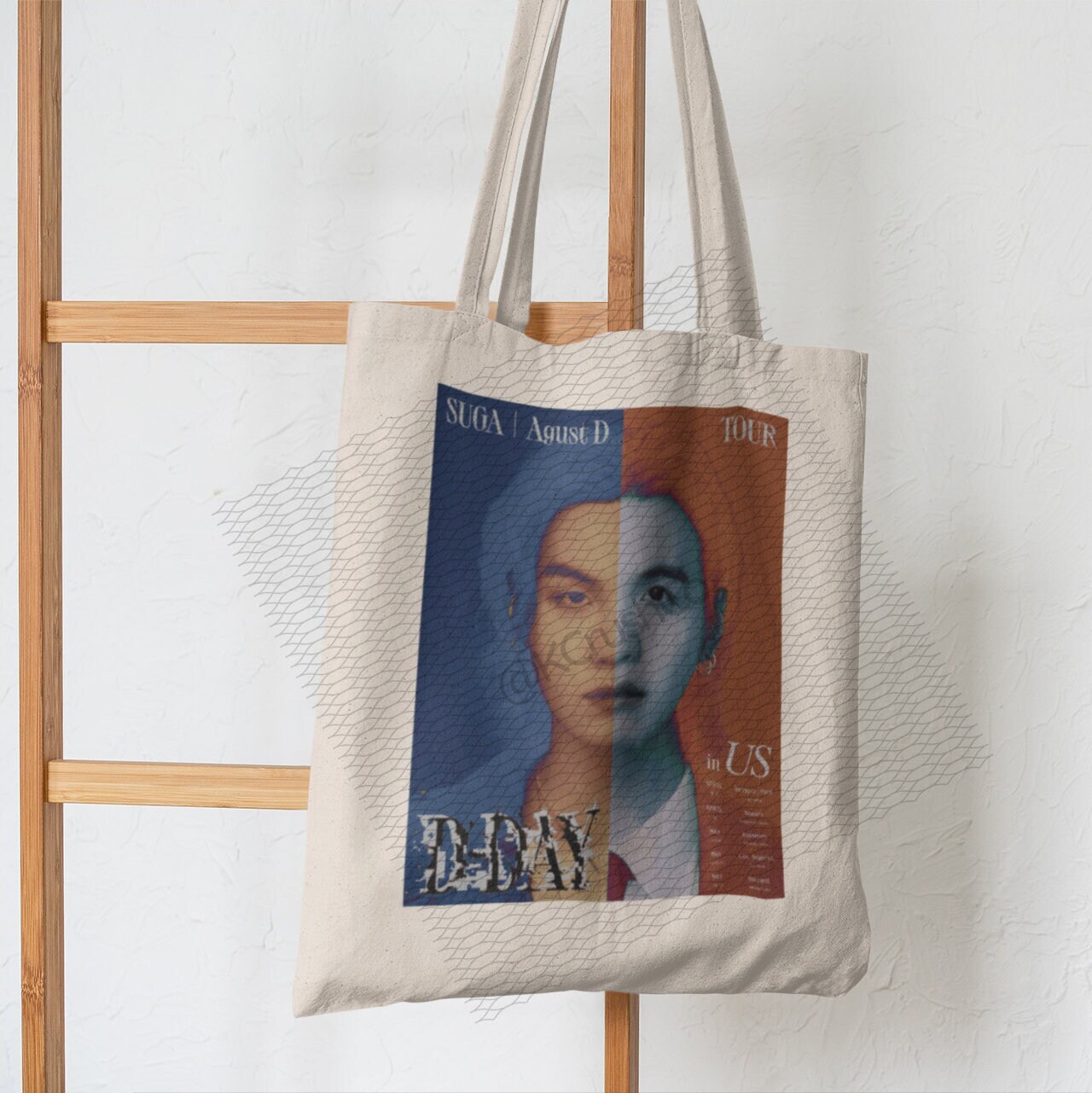 新品未開封⭐︎SUGA Agust D TOUR D-DAY トートバッグ Suga Bts Tote Bag: Agust D, D-day Tour, Bts Merch, Kpop Fan Gift