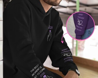 BTS Army Forever フード付きスウェットシャツ：まだ来ていない、I