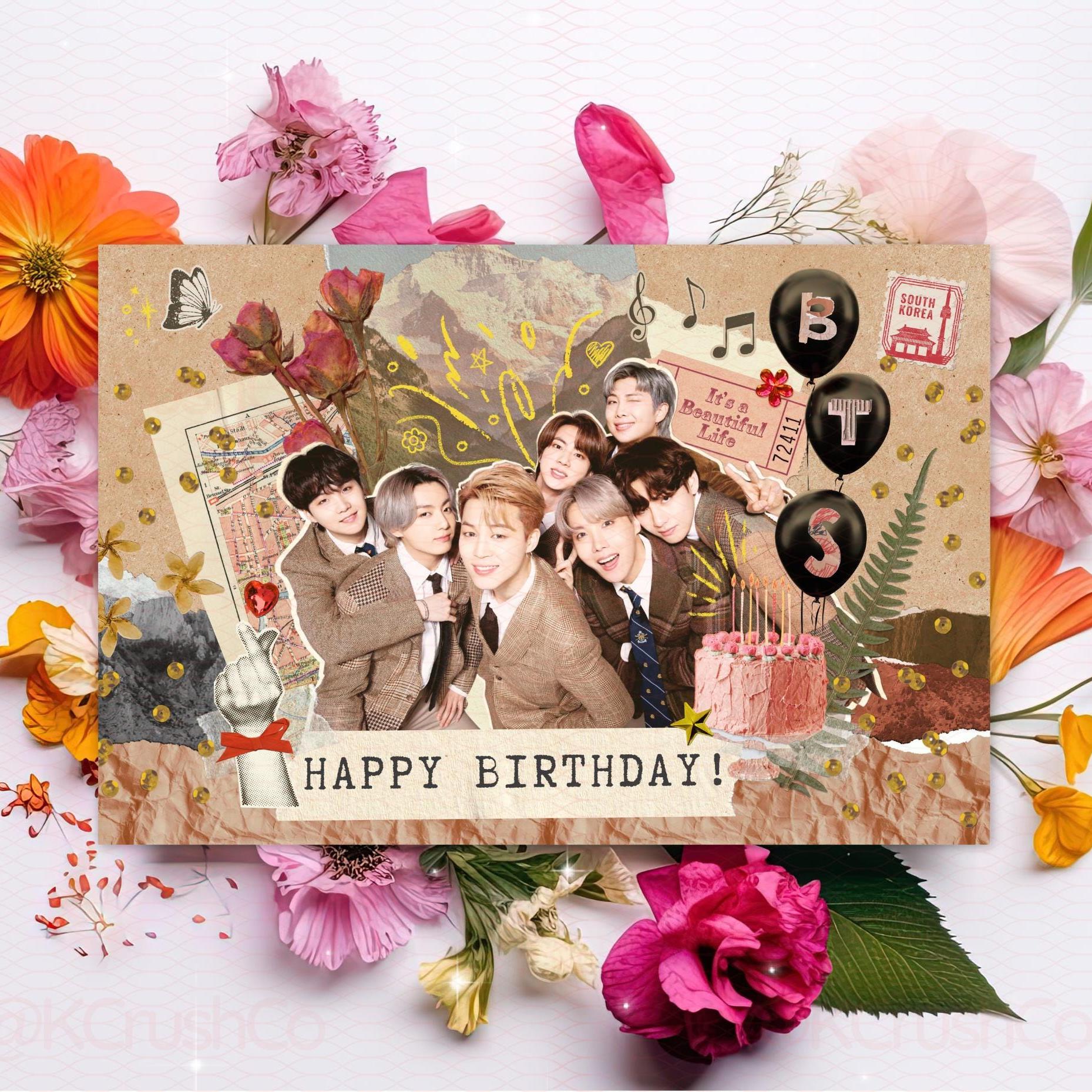 Bts jimin birthday card - Etsy 日本