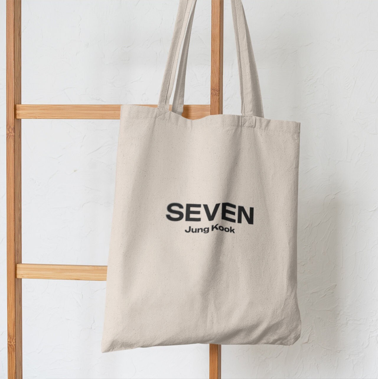 Jungkook Seven Tote Bag: BTS Merch, Kpop Fan Gift, JK Bag - Etsy