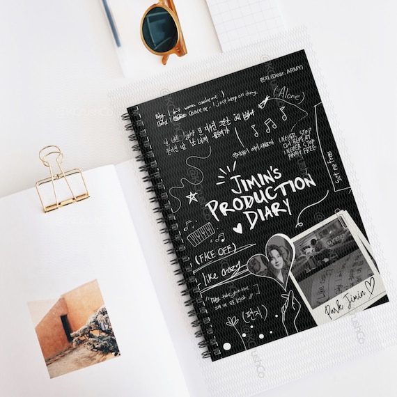 Buy Jimin Production Diary Notebook: BTS Merch, Kpop Fan Gift