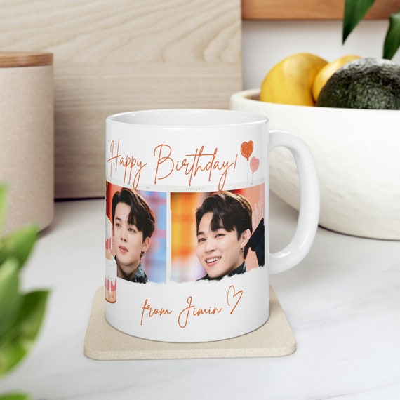 BTS ジミン バースデーマグカップ：BTSファングッズ、K-POP誕生日
