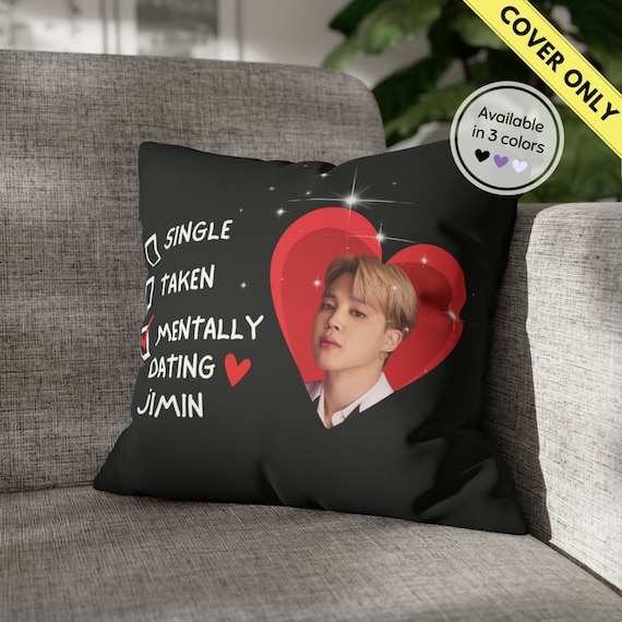 BTS Jimin Pillowcase: Mentally Dating, Bts Merch, Kpop Fan Gift