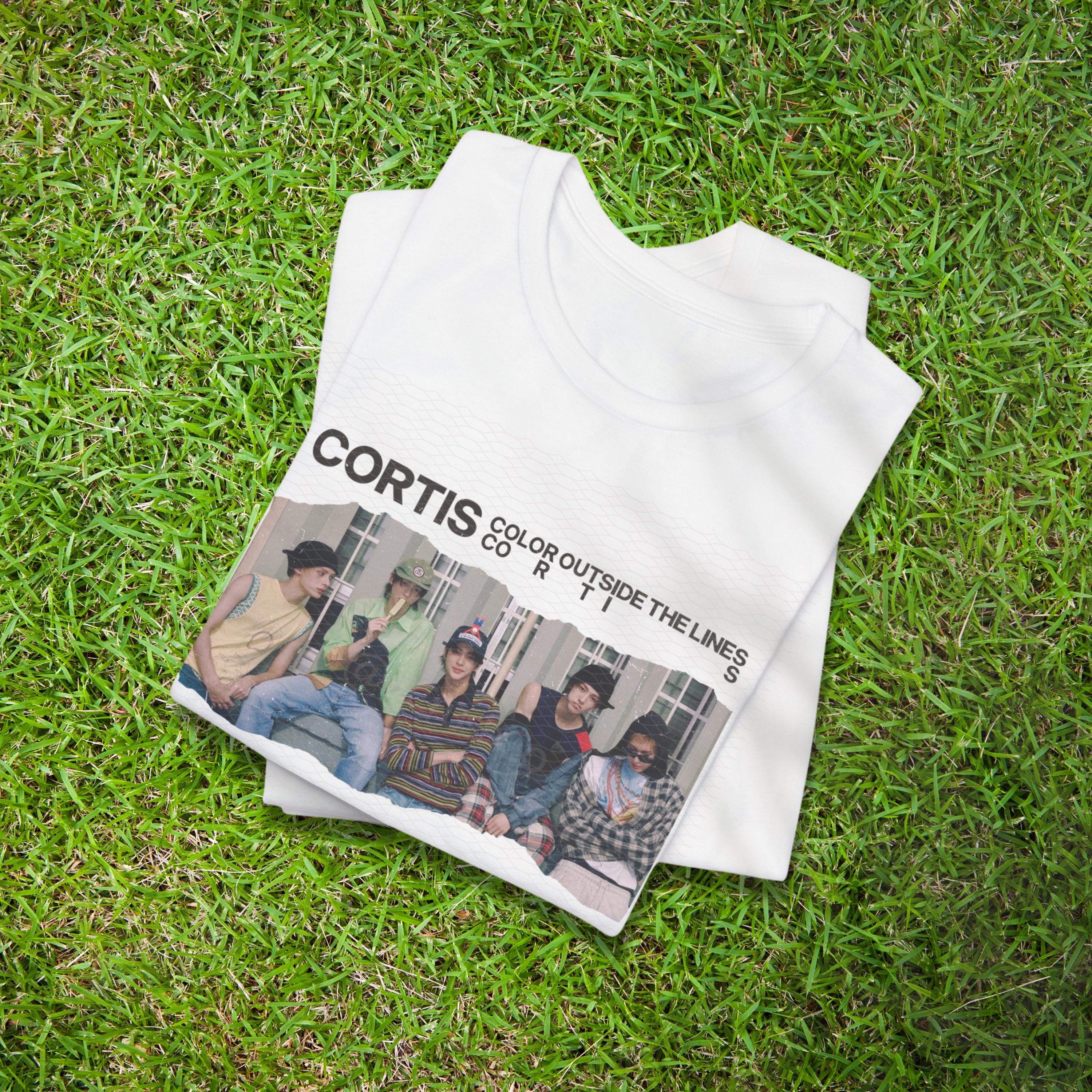 L サイズ T - Shirt Tシャツ CORTIS 新品未開封 CORTIS カラーアウトサイドザラインシャツ、Cortis Tシャツ、Cortis