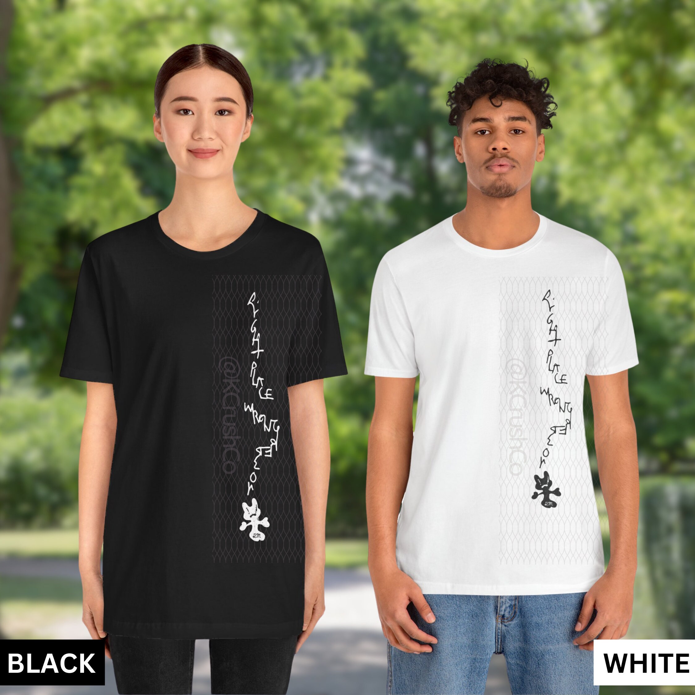 RM Right Place Wrong Person Tシャツ：BTSグッズ、K-POPファンギフト