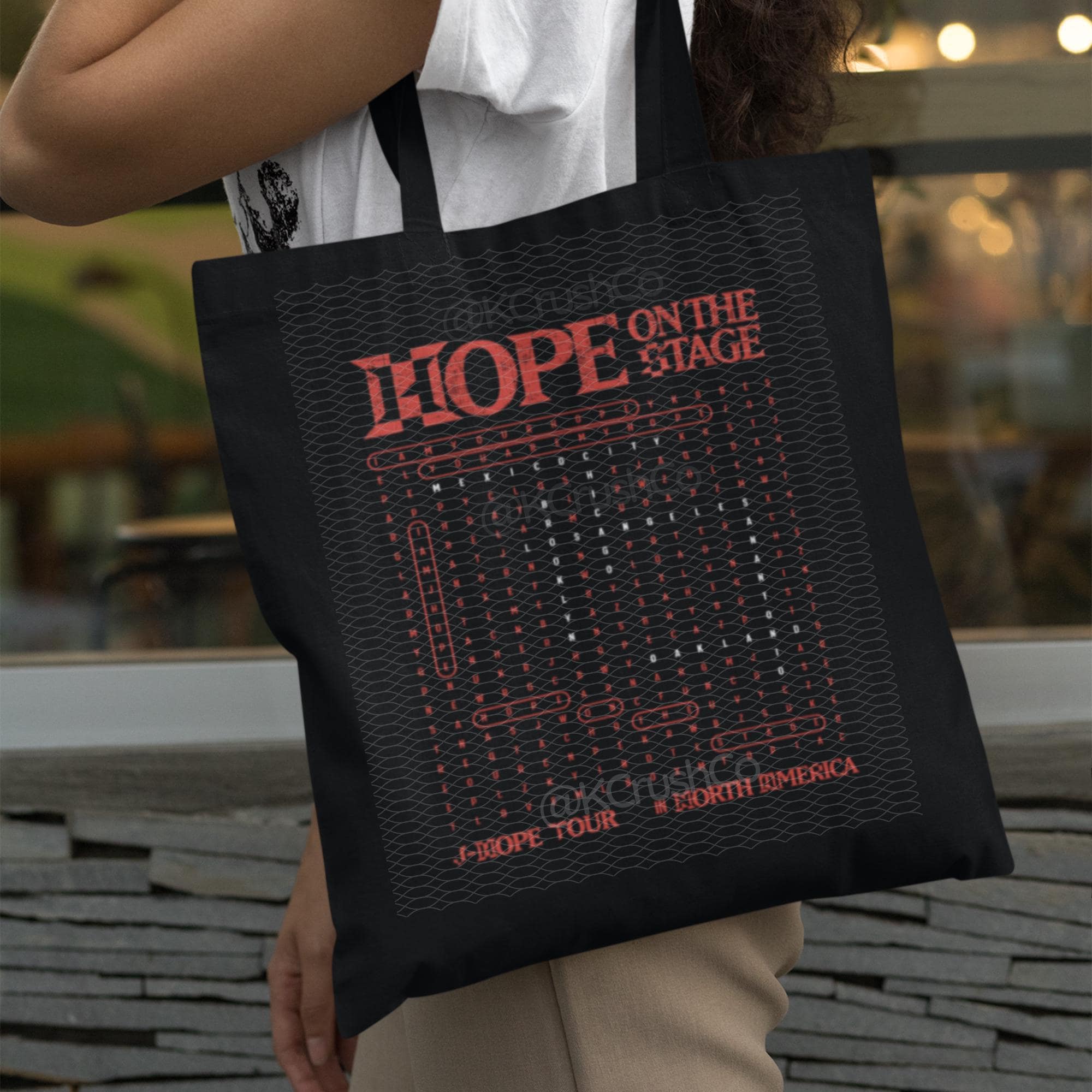 J-hope Tote Bag: Hope on the Stage, Bts Merch, Kpop Fan Gift - Etsy
