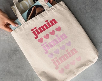 Bolsa de mano de Jimin BTS: Merchandising de BTS, regalo para fans del Kpop