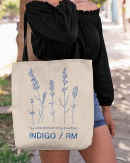 Indigo RM Tote Bag: the Last Archive of My Twenties, Bts Merch