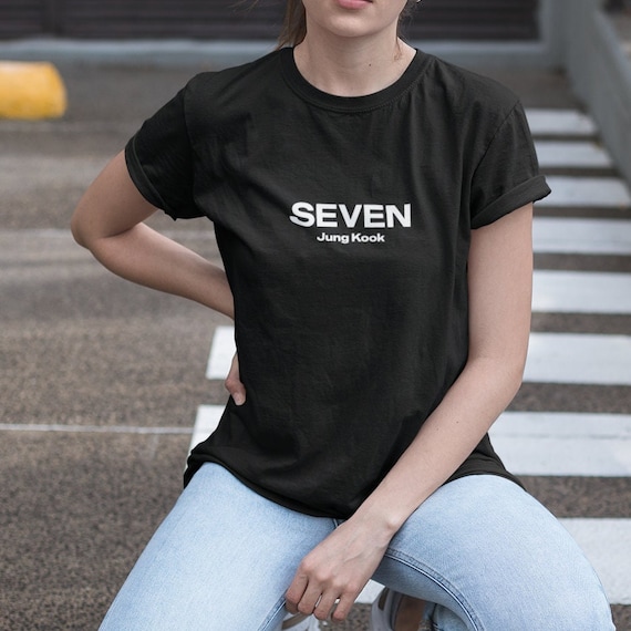 Jungkook Seven T-shirt: BTS Merch, Kpop Fan Gift, JK Shirt - Etsy