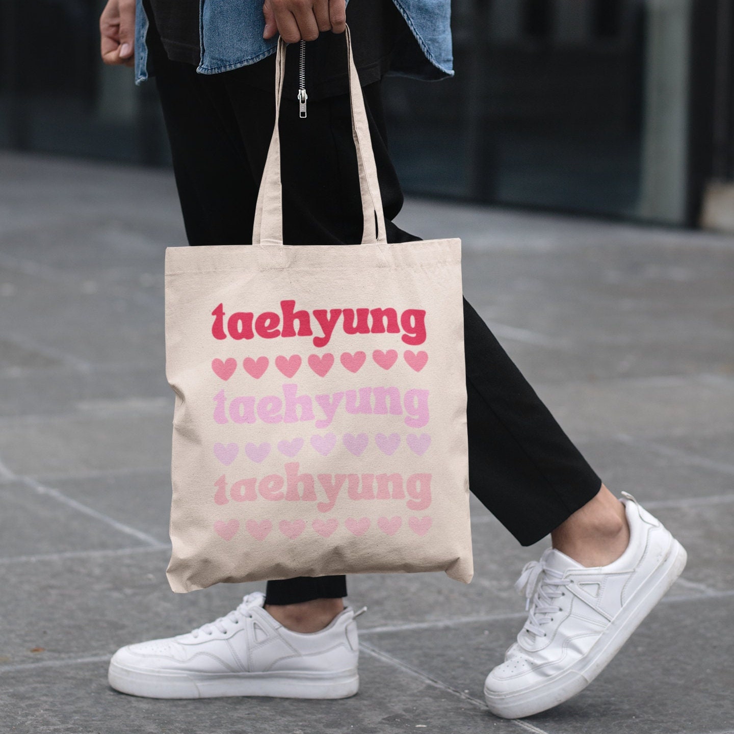 BTS V Tote Bag: Taehyung, Bts Merch, Kpop Fan Gift - Etsy