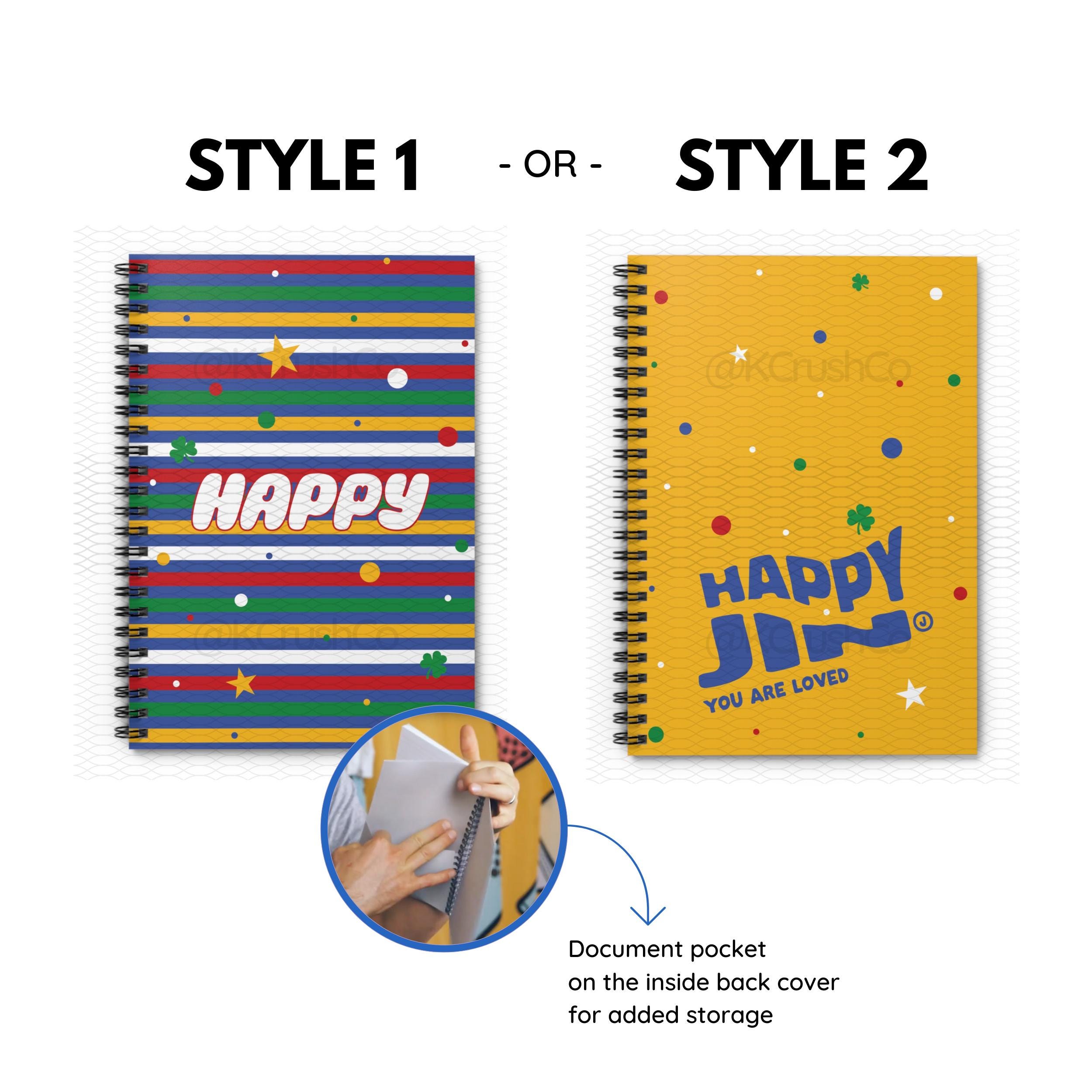 ジン BTS ノート: ハッピー、Kポップファンギフト、BTS グッズ - Etsy 日本