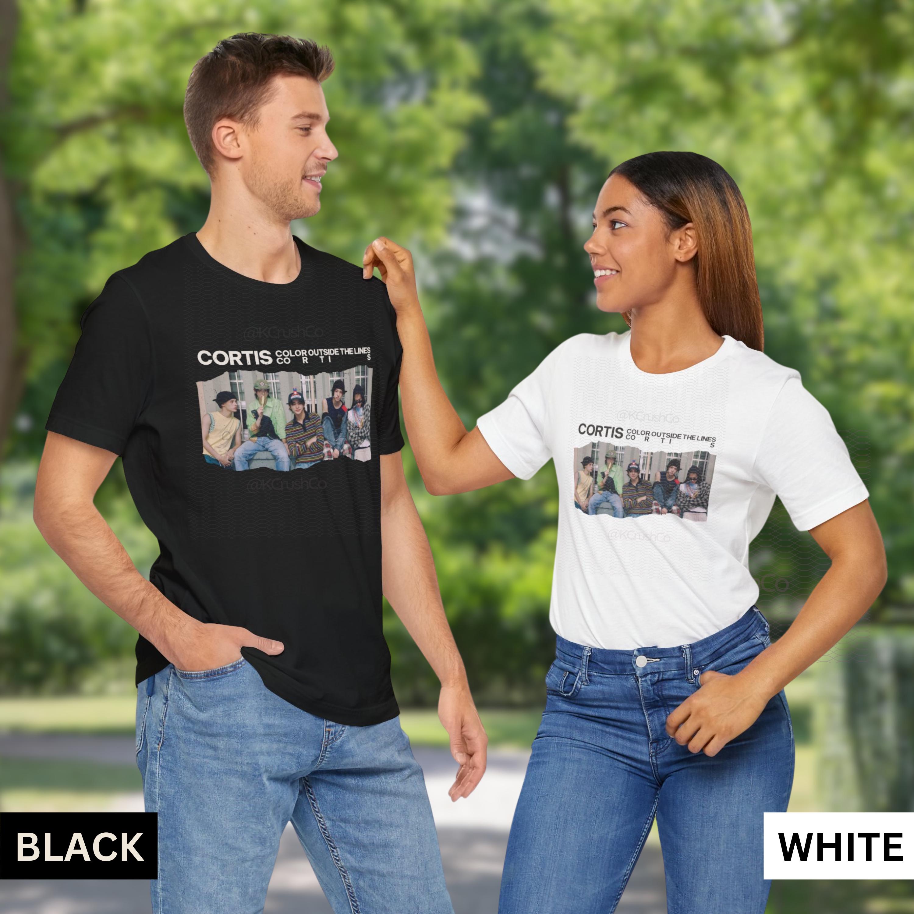 CORTIS カラーアウトサイドザラインシャツ、Cortis Tシャツ、Cortis