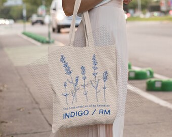 Indigo RM Tote Bag: the Last Archive of My Twenties, Kpop Fan Gift
