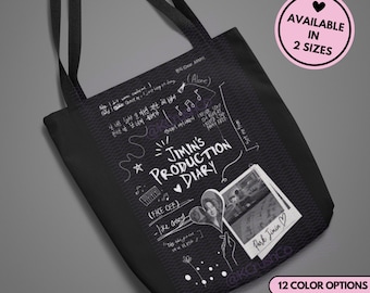 Bolso de mano con el diario de producción de Jimin: Merchandising de BTS, regalo para fans del Kpop