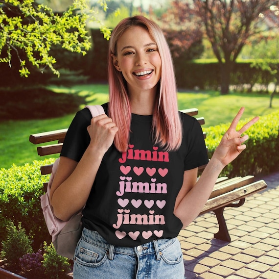 BTS Jimin T-shirt: Bts Merch, Kpop Fan Gift, Jimin Shirt - Etsy UK