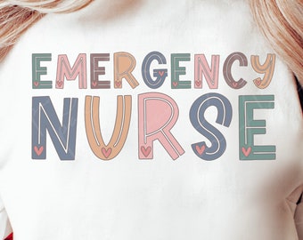 Nurse Png, Emergency Nurse Png, Emergency Nurse, ER Nurse, Nurse, Nurse Gift, RN Png, Registered Nurse, Emergency Nurse Shirt, Nurses, ER