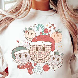 Christmas Smiley Png, Christmas Smiley,Smiley Face, Merry and Bright, Christmas Vibes, Merry Christmas, Merry Christmas Png, Retro Christmas