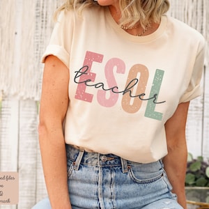 esol Teacher Png, esol Teacher, Teacher Shirt, Teacher Gifts, Teacher Png, Teacher, ESL Teacher,ESL Teacher Png for Sublimation,Teachers PNG