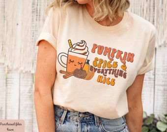 Pumpkin Spice PNG, Pumpkin Spice and Everything Nice Png, Pumpkin Spice, Fall PNG, Pumpkins Png, Latte, Thanksgiving, Fall Retro, Latte Png