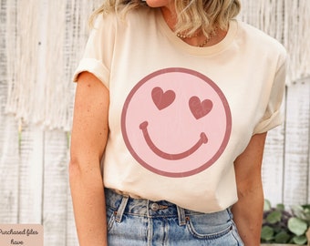 Hart Smiley PNG, Smiley Gezicht, Smiley Valentine PNG, Valentijnsdag, Valentines PNG, Valentines Day Shirt, Valentines Gift, Valentines
