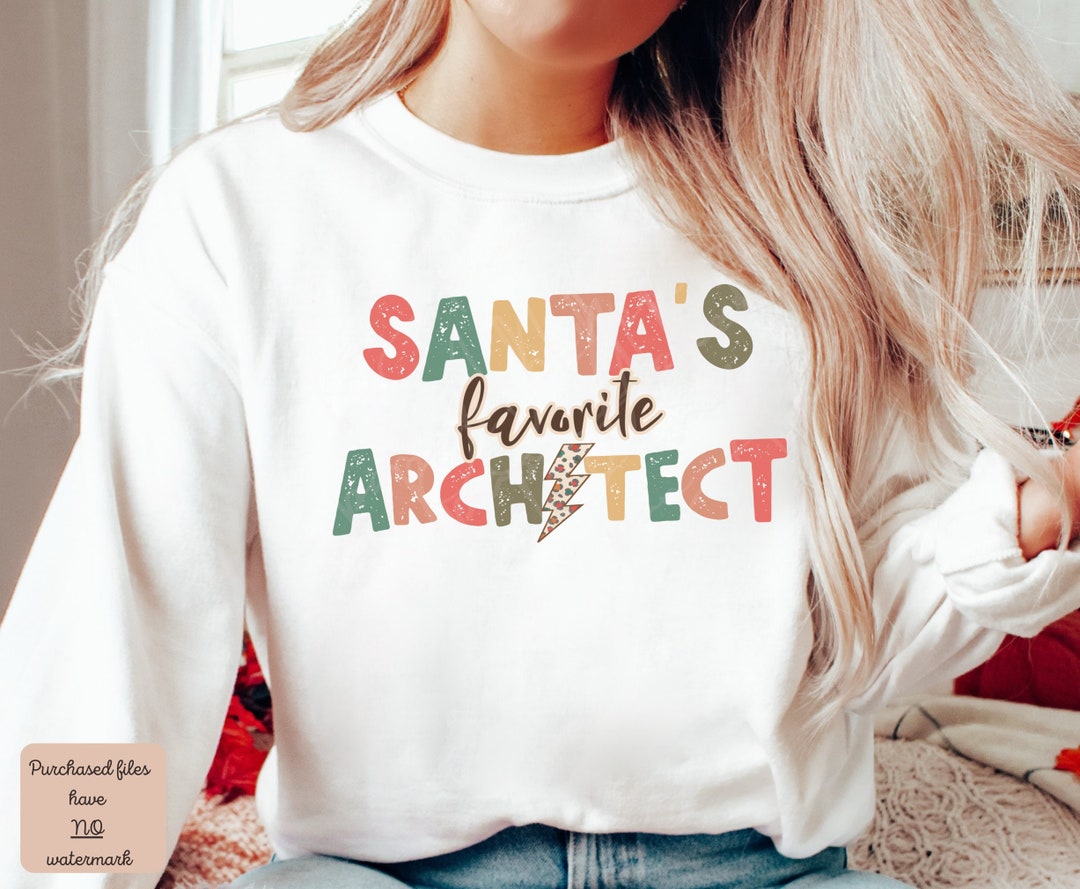 Santa's Favorite Architect PNG, Architect PNG, Architect Christmas ...