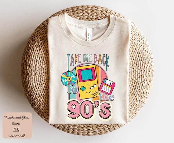 Take Me Back to The 90s Png, 90's PNG, 90s PNG, 90's Png for Sublimation, Casette Tape PNG, 90s Retro Png, Back to the 90s Png, 90s Vibe Png
