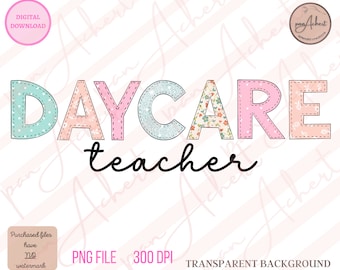 Daycare Teacher Png, Daycare Png, Daycare Teacher Gifts, Back To School PNG, Daycare Digital Download, Daycare Teacher Shirt, Hello Daycare