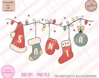 Santa PNG, Santa, Santa Skarpety, Retro Boże Narodzenie, Retro Boże Narodzenie Png, Skarpeta świąteczna, Prezent świąteczny, Wesołych Świąt, Boże Narodzenie Png