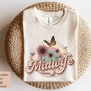 Midwife Png, Midwife, Midwifery, Midwife Gift, Midwife Student, CPM, Certified Professional Midwife, Student Midwife, Future Midwife image 2