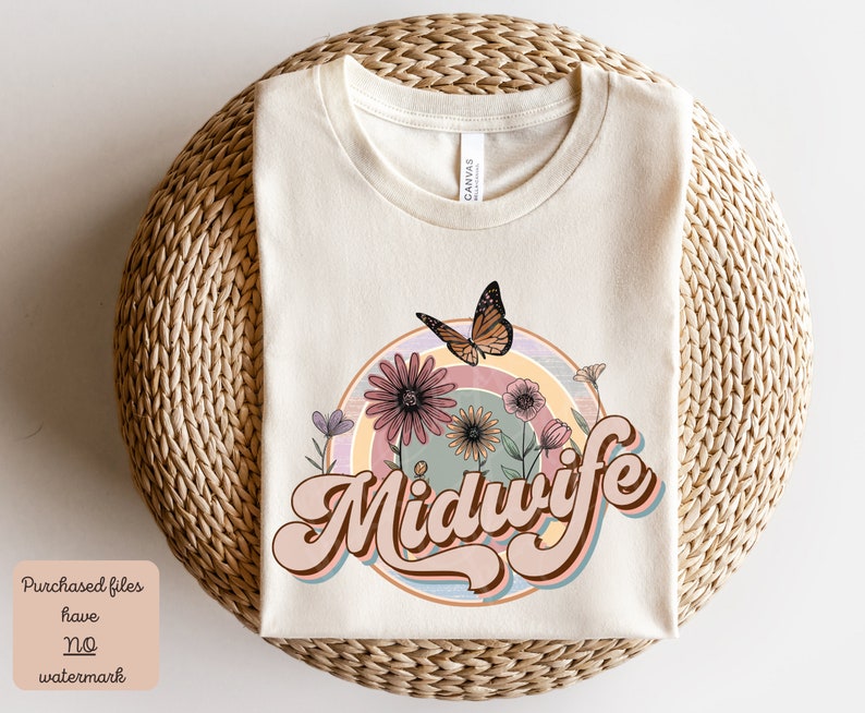 Midwife Png, Midwife, Midwifery, Midwife Gift, Midwife Student, CPM, Certified Professional Midwife, Student Midwife, Future Midwife image 2