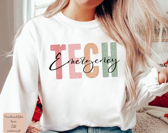 Emergency Tech Png, Emergency Tech, Emergency Tech Shirt, Nurse Png, Nurse Shirt, Nurse Sublimation, ER Nurse, RN Png, Emergency Technician