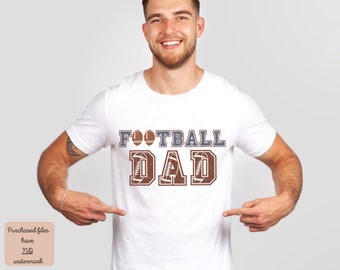 Football Dad Png, Football Dad, Football Png, Football, Dad PNG, Football Dad Shirt, Gameday Png, Sports Png, Football Sublimation, Gameday