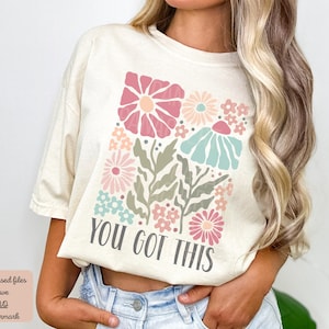 You Got This Png, You Got This, Floral Png, Positivity Quote, Self Love, Motivational Quotes, Positive Affirmations, Positive Quotes, Retro