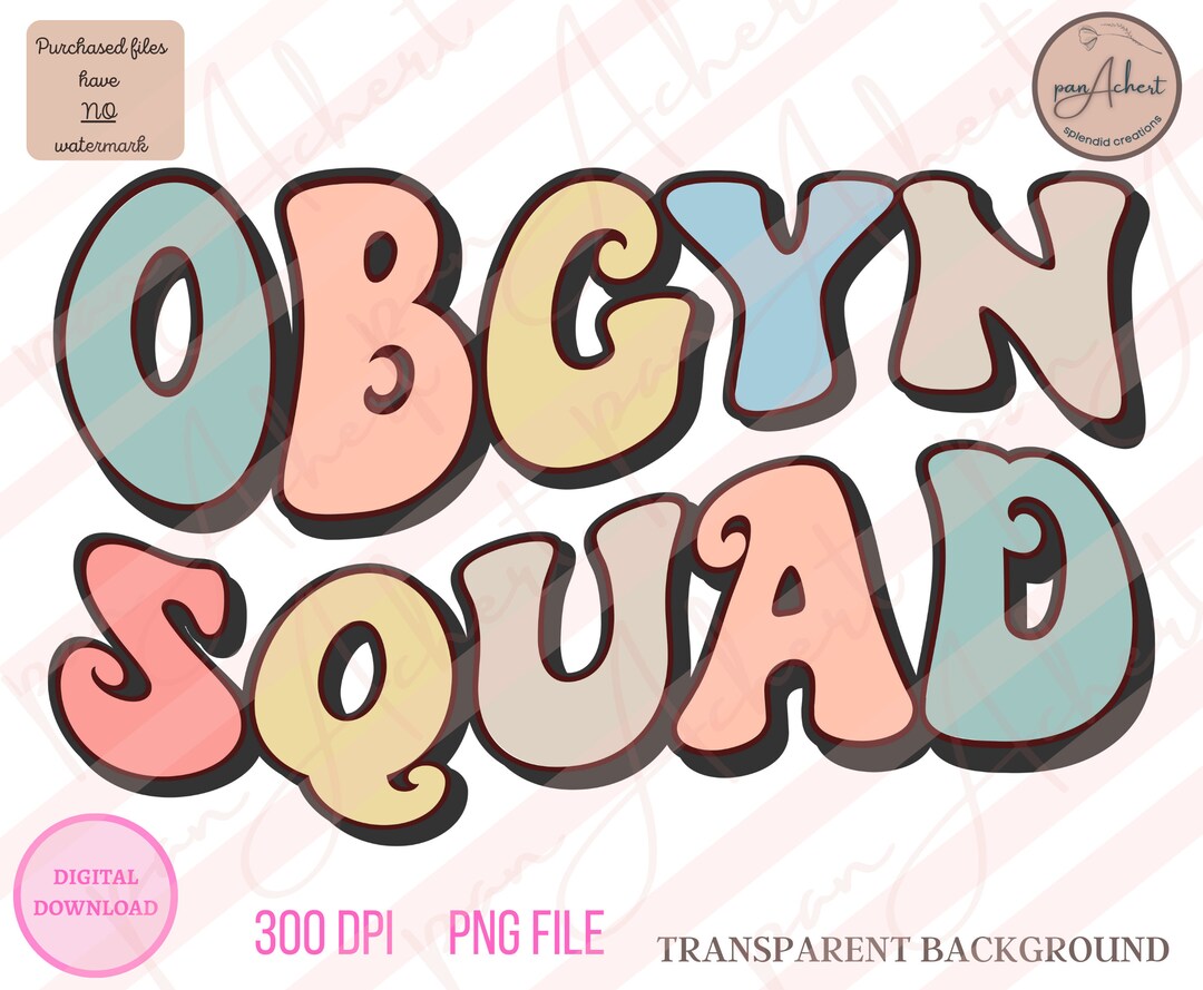 Obgyn Squad Png, Obgyn Squad, Gynecologist, Obgyn Png, Obstetrics, Ob ...