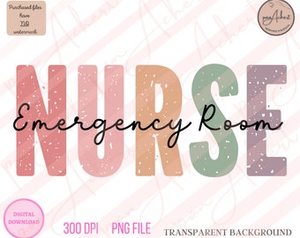 Emergency Room Nurse Png, er nurse Png, ER nurse, Emergency Nurse, Nurse Png, Nurse, ER nurse shirt, RN Png, Future Nurse, Nurse Gift, er