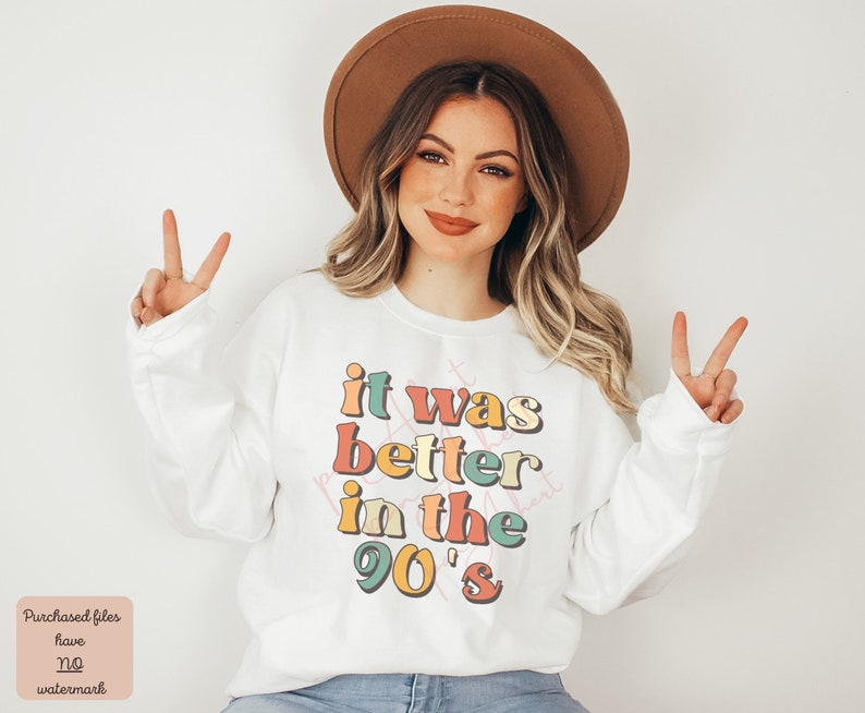 It Was Better In The 90s PNG, Retro Png, 90's Png, Retro 90's Png, Retro Sublimations, Boho Hippie Png, Retro Vintage Png, Vintage Png image 1